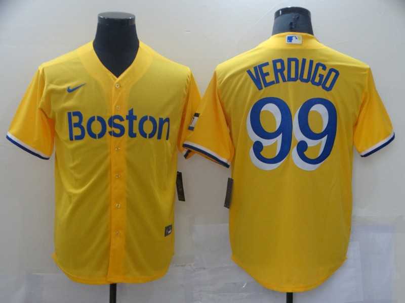 Red Sox 99 Alex Verdugo Gold Nike 2021 City Connect Replica Player Cool Base Jersey,We sell and wholesale Red Sox 99 Alex Verdugo Gold Nike 2021 City Connect Replica Player Cool Base Jersey on line form chian!